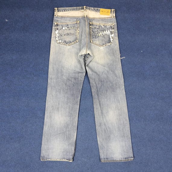 パンツ 00s OLD STUSSY rough and rugged denim Vintage Stussy Rough and Rugged Workgear Jeans - Etsy Israel
