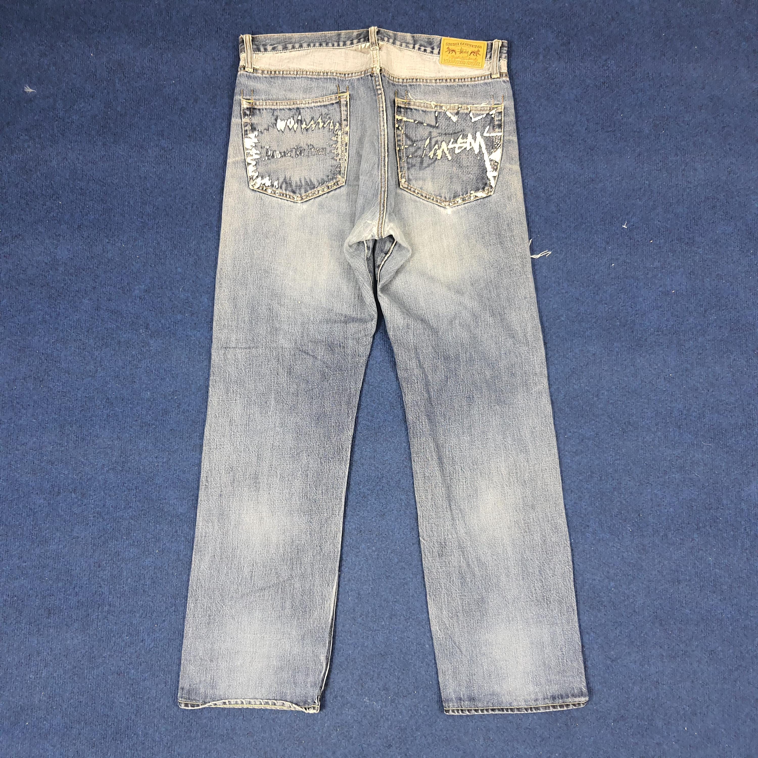 パンツ 00s OLD STUSSY rough and rugged denim Vintage Stussy rough rugged denim jeans