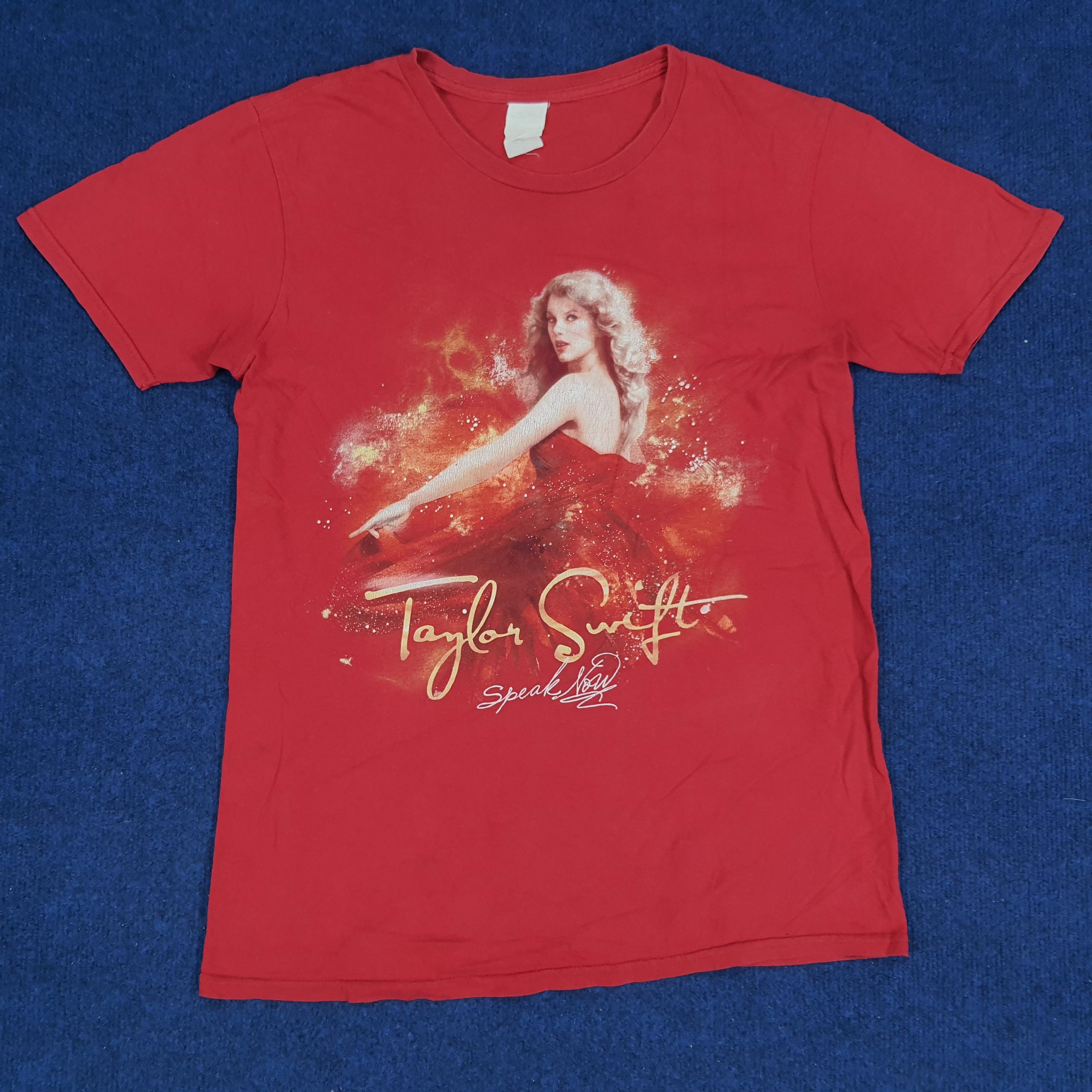 Taylor Swift Speak Now バンドTシャツ レッド Mサイズ Taylor Swift Red 'Speak Now' Concert Tee-shirt Size Medium Shirt