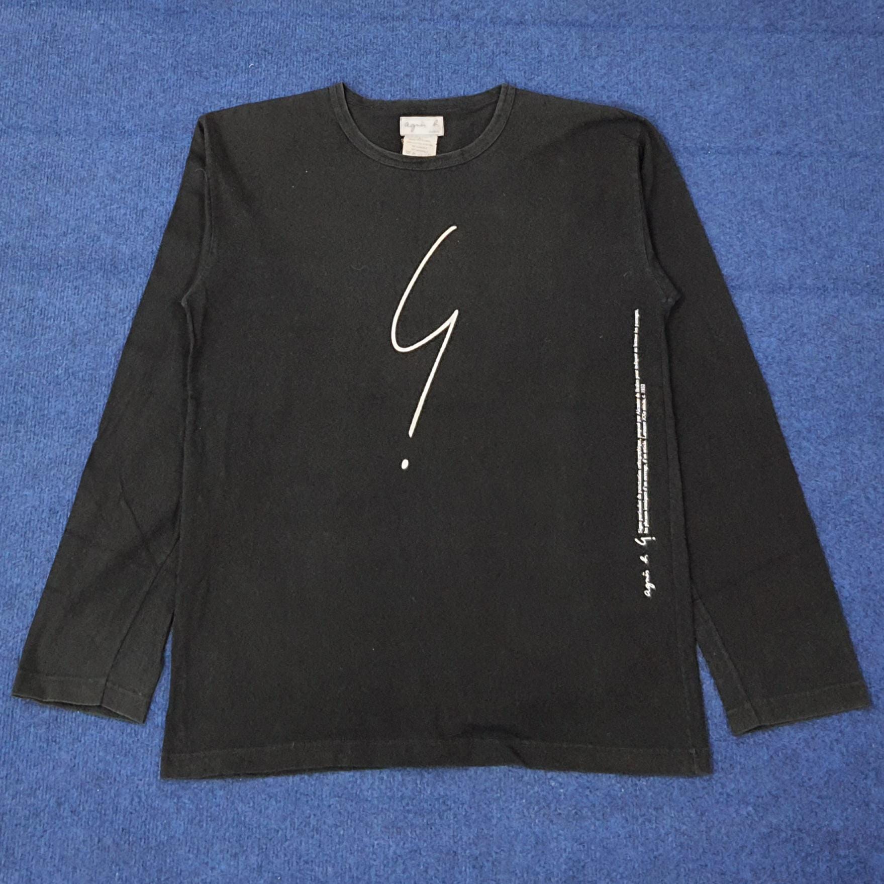Vintage Agnes B. Homme Paris Made in France Long Sleeve Tshirt - Etsy