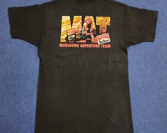 Vintage 90's MARLBORO ADVENTURE TEAM T-shirt - Etsy
