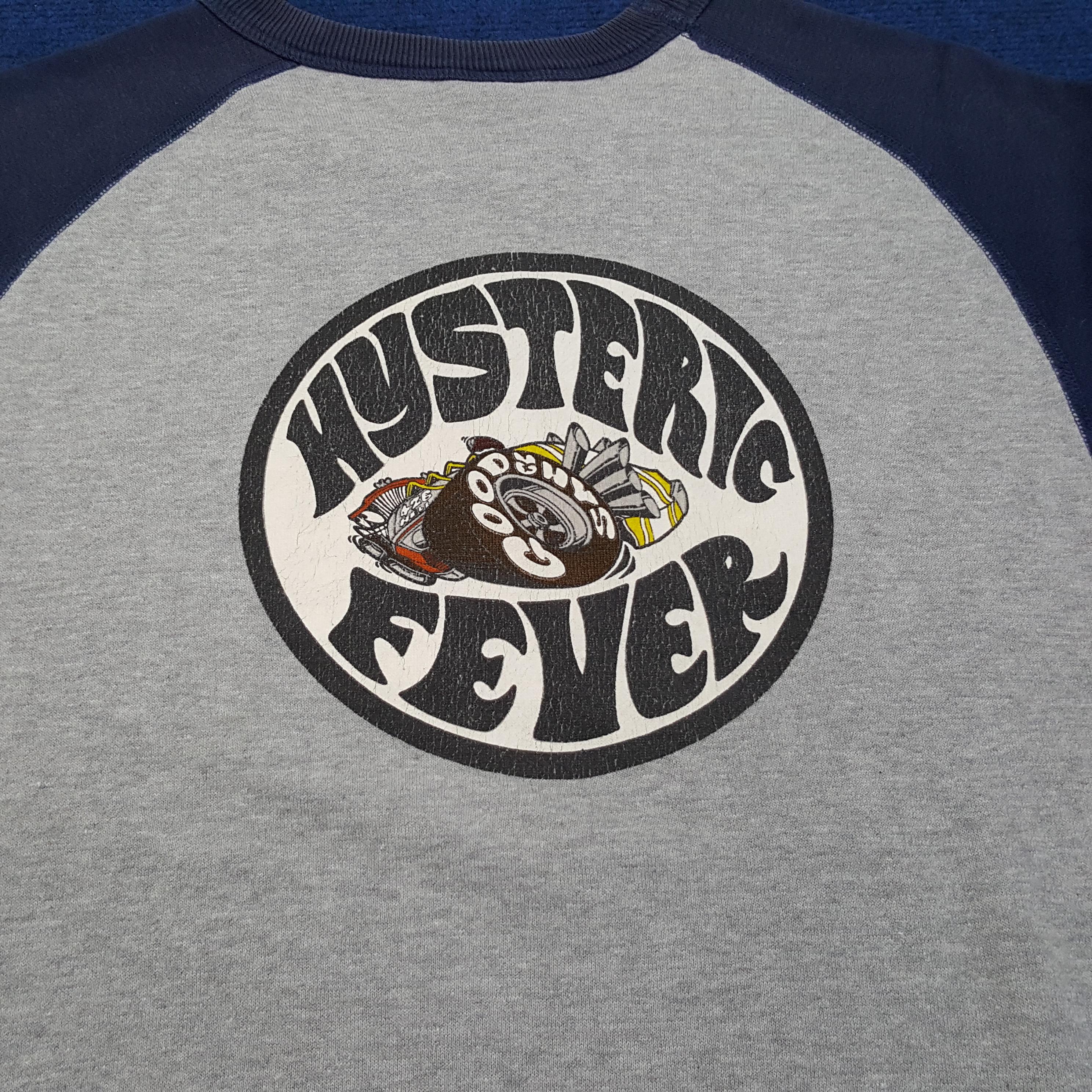 Vintage Hysteric Glamour Fever Raglan Japanese Brand T-shirt