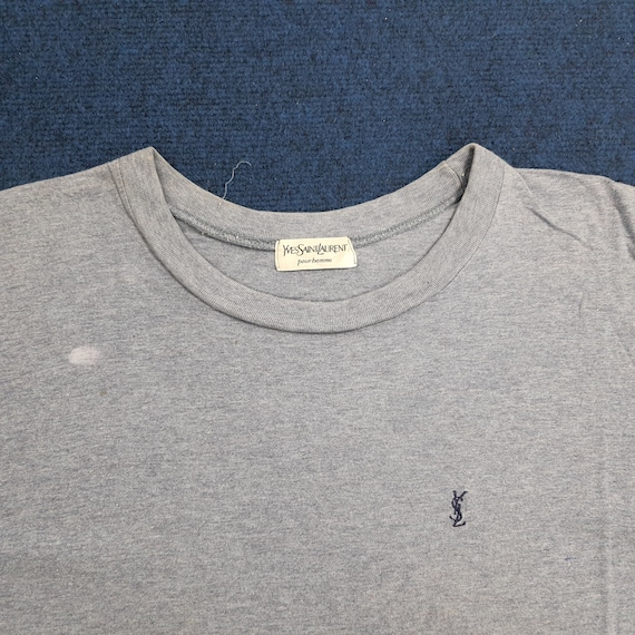 Vintage YSL Yves Saint Laurent Small Logo T-shirt - Etsy