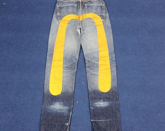 Vintage Evisu Japanese Brand Custom Denim Jeans