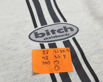 Vintage 90's BITCH Skateboards T-shirt - Etsy Vintage 90's BITCH Skateboards T-shirt - Etsy