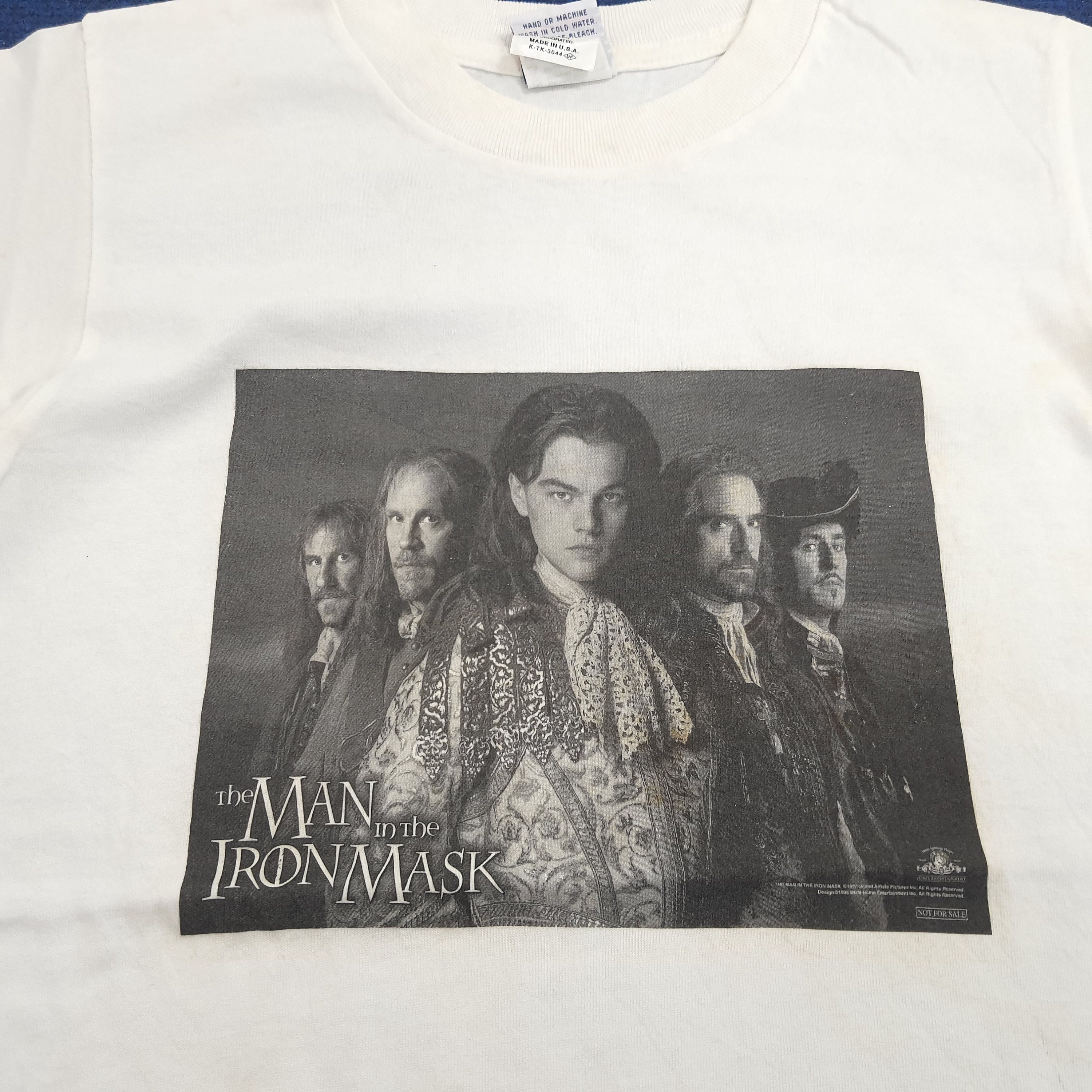 The Man in the Iron Mask Tシャツ XL vintage The Man in the Iron Mask T SHIRT Tee Movie Poster Vintage