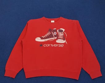 Sudaderas estampadas vintage Converse Chuck Taylor de corte alto