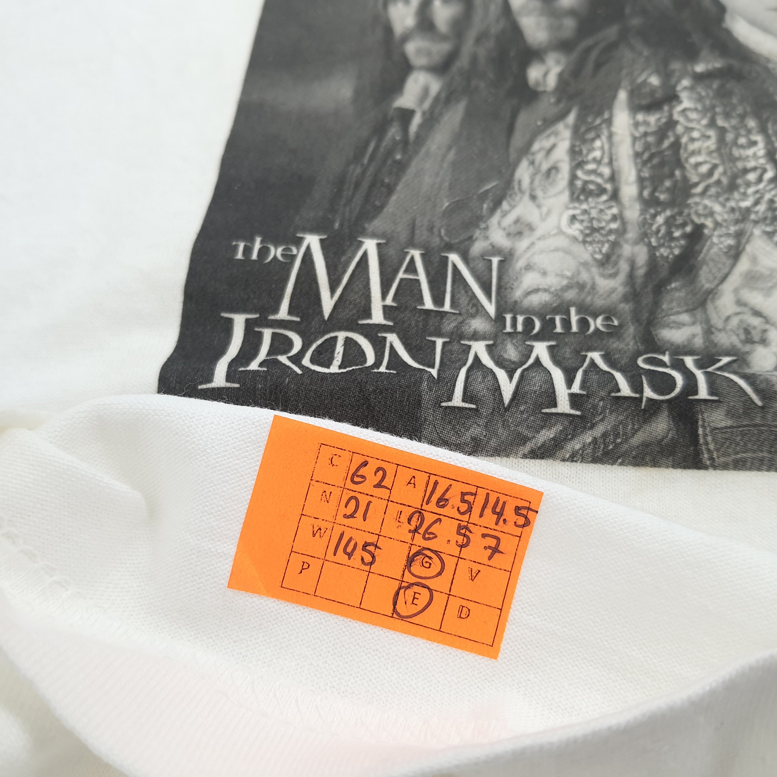 Vintage the Man in the Iron Mask Movie Photo Tee T-shirt - Etsy