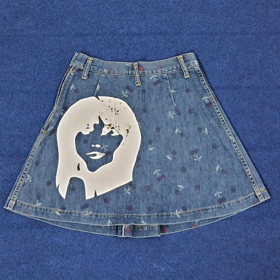 Vintage Hysteric Glamour Custom Logo Skirt - Etsy Vintage Hysteric Glamour Custom Logo Skirt - Etsy
