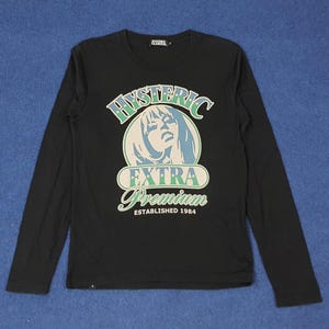 Vintage Hysteric Glamour Japanese Brand Long Sleeve Tshirt