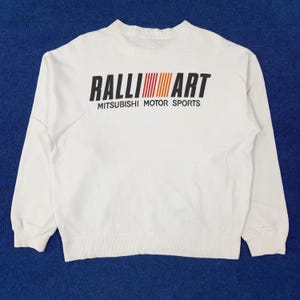 Vintage RalliArt Mitsubishi Motorsports Division Japan Racing Sweatshirt