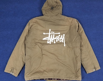 金タグ n-3b Schott × old stussyモッズコート カーキ 金タグ n-3b Schott × old stussyモッズコート カーキ - メルカリ