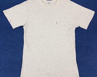 Vintage Yves Saint Laurent YSL Center Logo Design Tshirt - Etsy