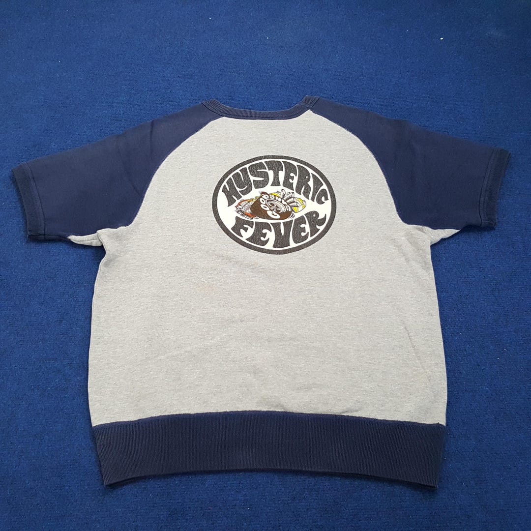 トップス hysteric glamour logo print raglan tee トップス hysteric glamour logo print raglan tee Hysteric