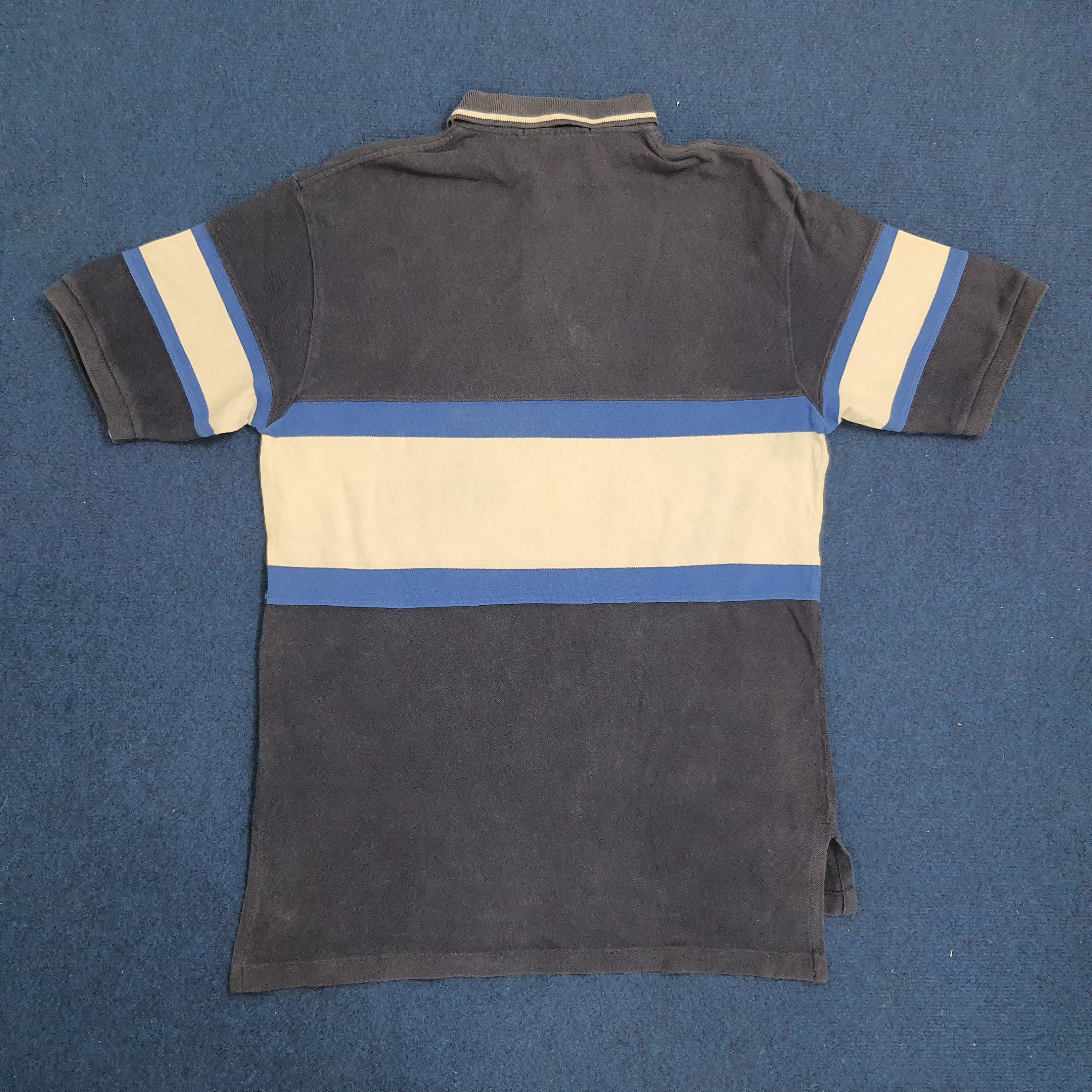 ウェア POLO SPORT rugger shirt 1992 VTG Polo Ralph Lauren 1992 Stadium Plates Rugby Shirt sz L