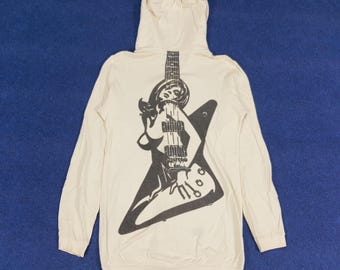 トップス hysteric glamour apple design zip hoodie Vintage Hysteric Glamour Hoodie Full Zip Sweatshirt Big Logo