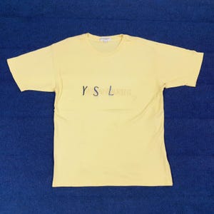イヴ・サンローラン90'sロゴTシャツ 90s ysl shirt - Etsy 日本