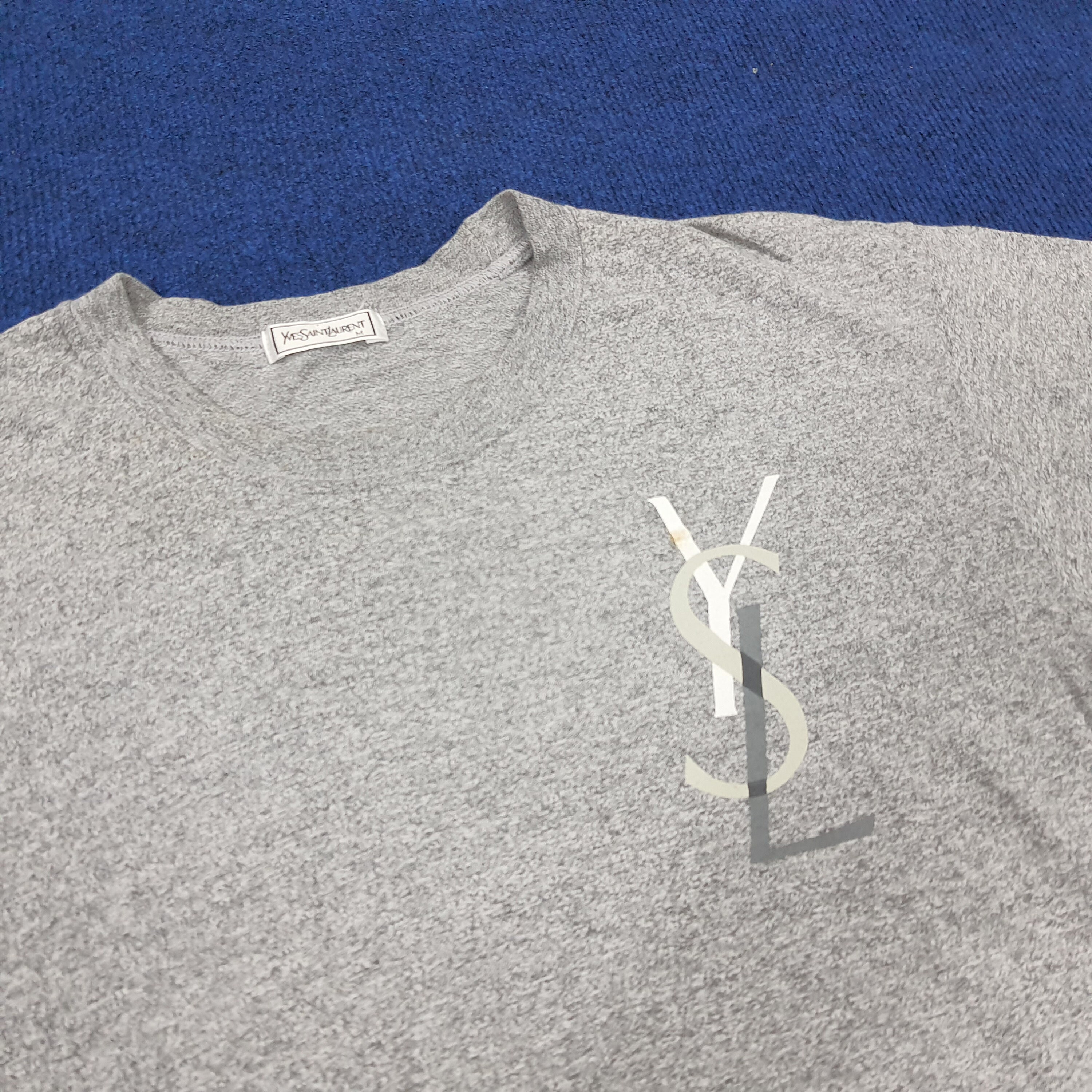 Yves Saint Laurent YSLロゴ刺繍 Tシャツ ヴィンテージ SAINT LAURENT YSL vintage logo Tshirt short sleeve color