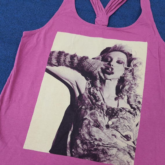 Vintage Hysteric Glamour Courtney Love Photo Tee Tank Top - Etsy