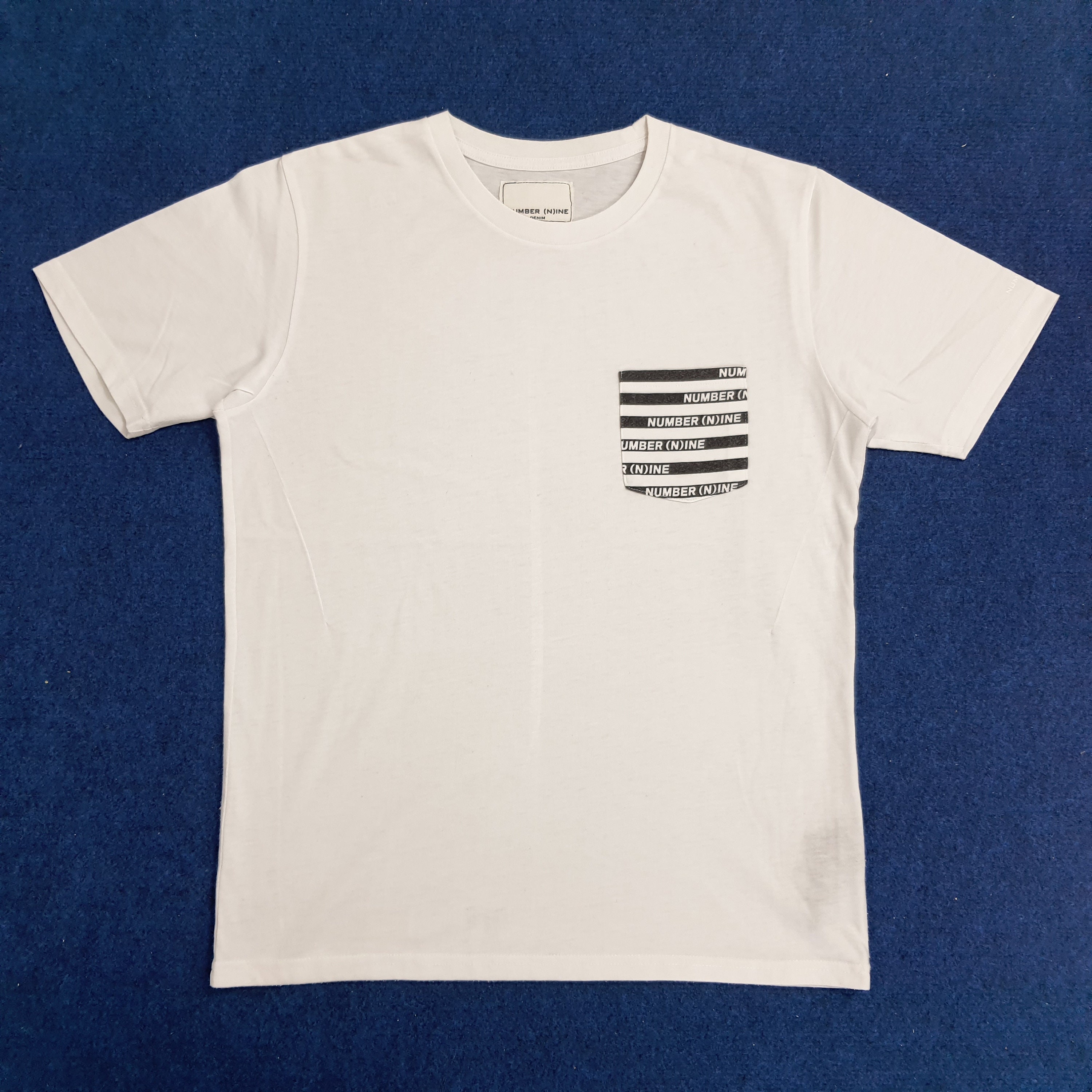 Vintage Number Nine Pocket Striped Japanese Brand T-shirt - Etsy