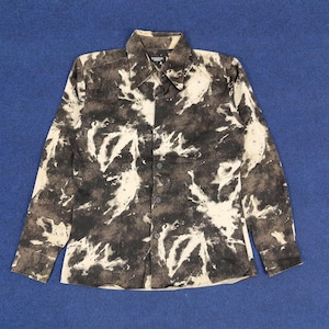トップス Tornado mart flower wrinkled shirt emo Tornado mart shirt long - Gem
