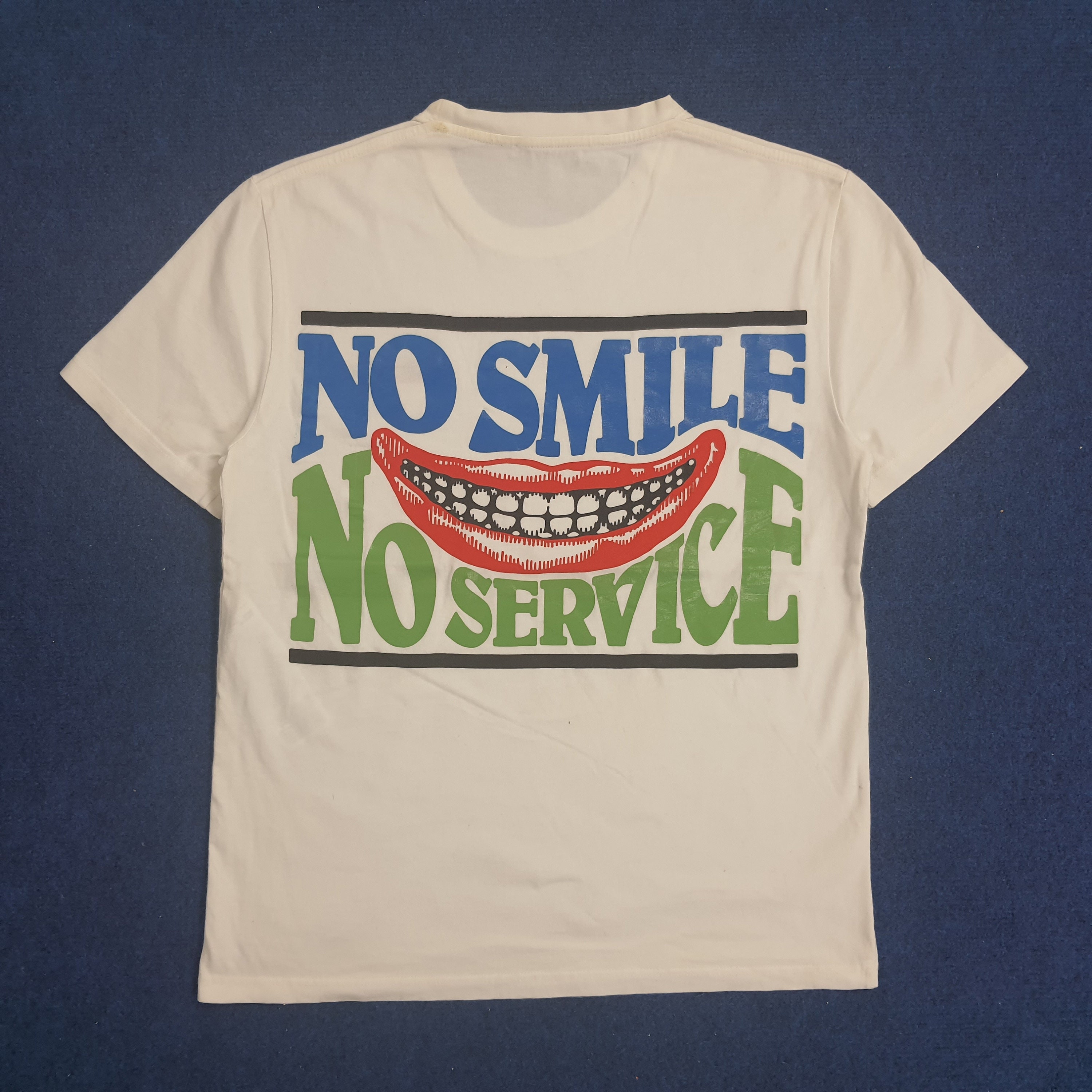 Vintage Stell Mccartney No Smile No Service T-shirt - Etsy