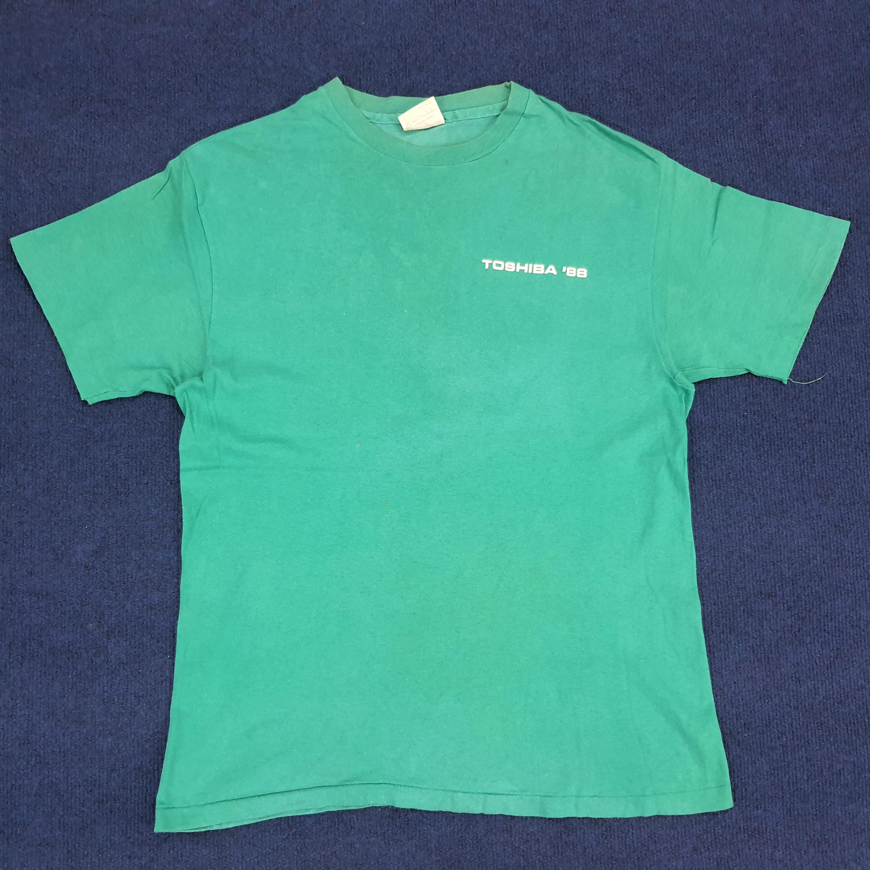 Vintage TOSHIBA '88 Japanese Electronics Company T-shirt - Etsy