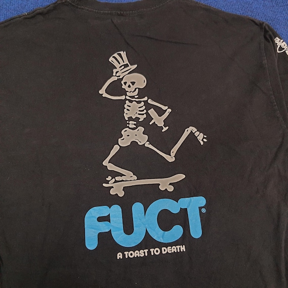 Vintage FUCT A Toast to Death Skate T-shirt - Etsy