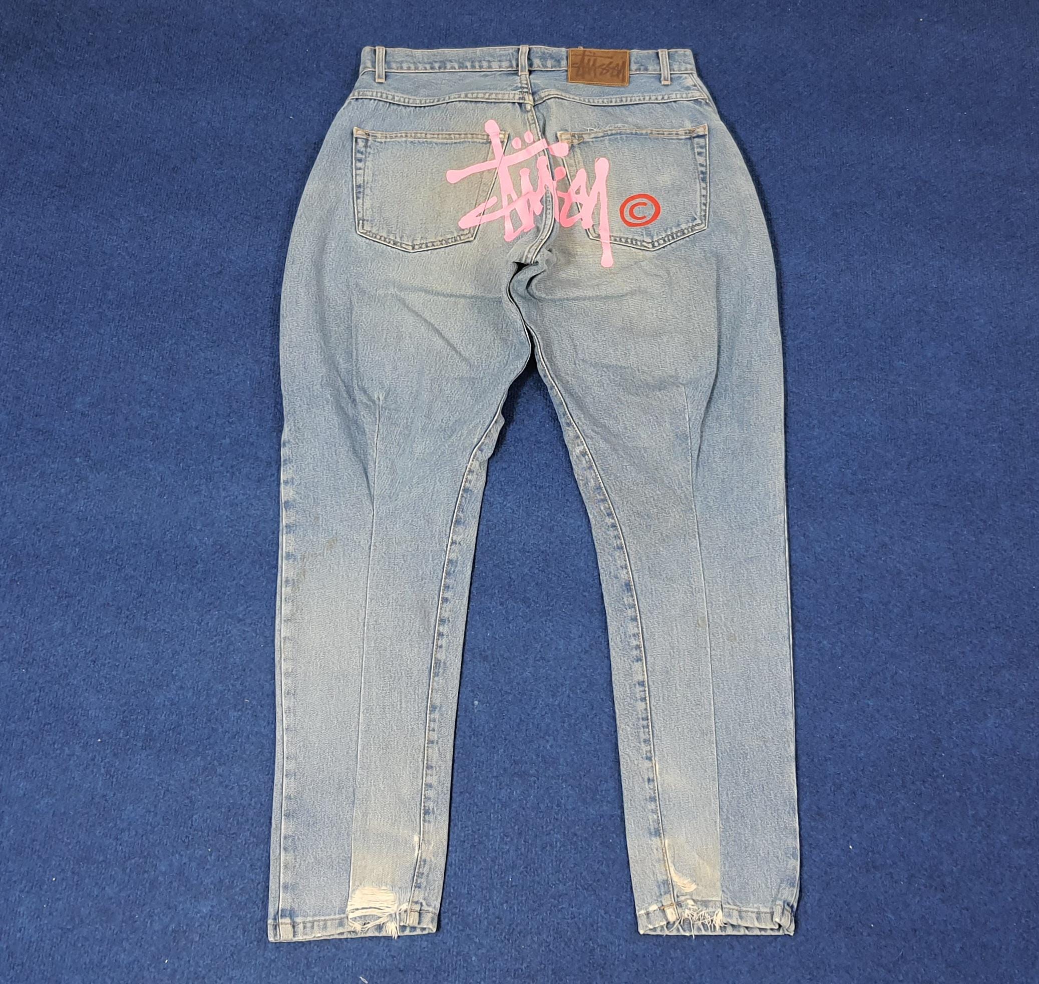 パンツ old stussy 90s denim grange logo パンツ old stussy 90s denim grange logo 90s Vintage Stussy