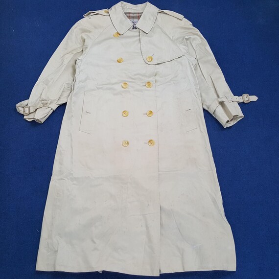 Vintage Burberrys' Nova Check Trench Coat - Etsy Canada