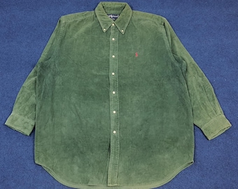 Vintage Ralph Lauren Corduroy Button Up Shirt