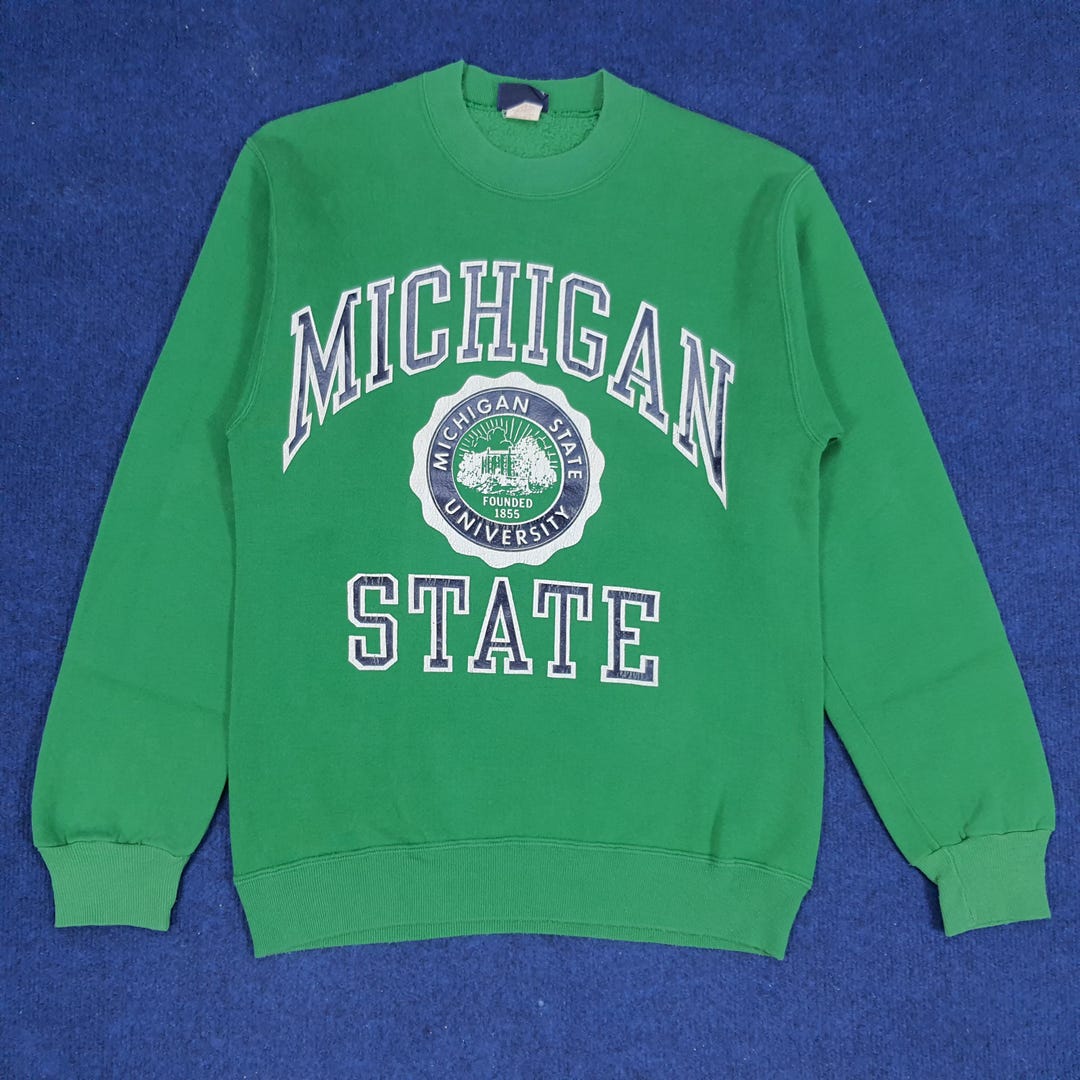 Vintage Michigan State University America College Sweatshirt