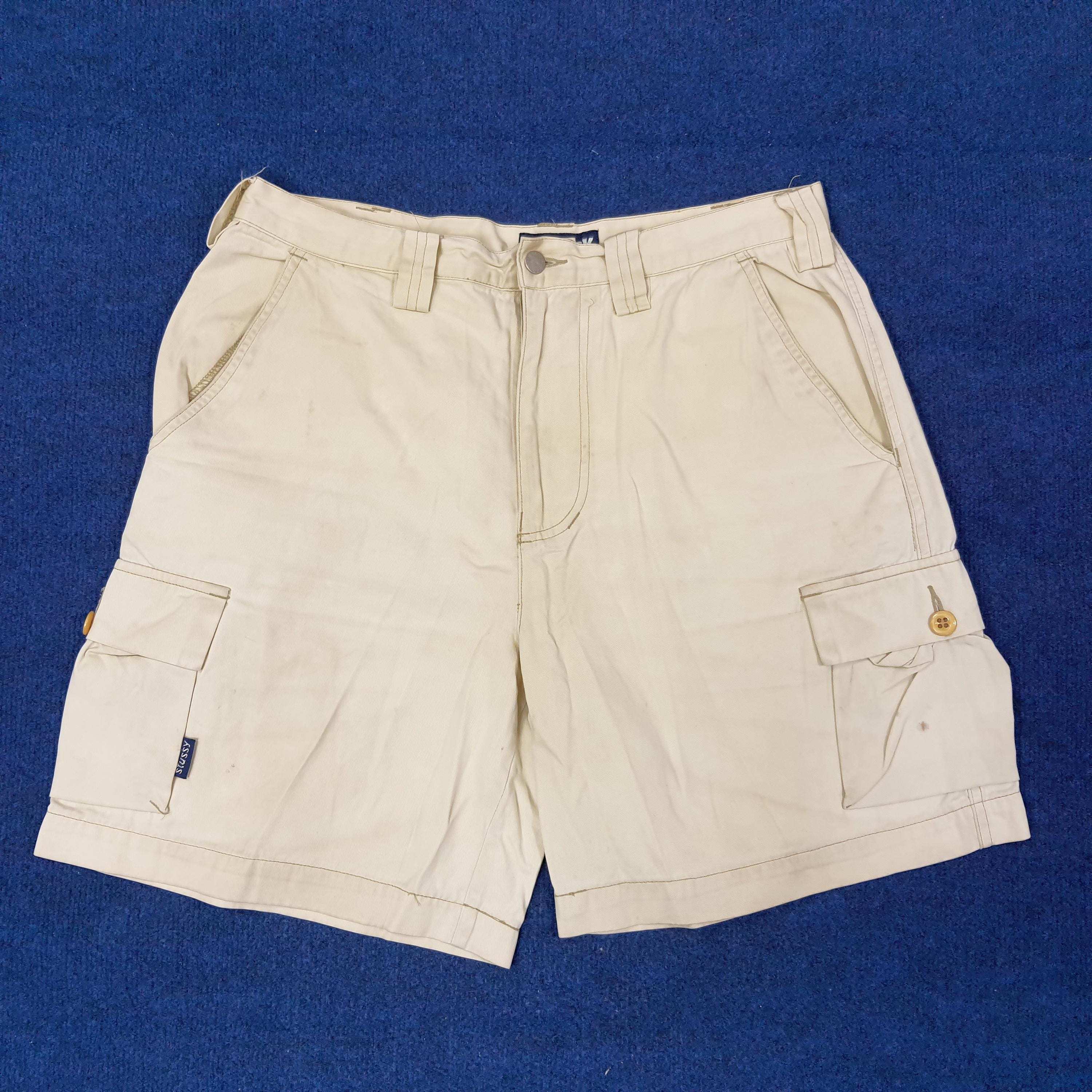 Vintage Stussy Streetwear Custom Logo Short Pants - Etsy
