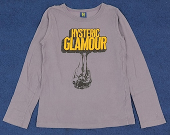 Vintage Hysteric Glamour Japanese Brand Long Sleeve Tshirt