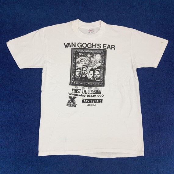 Vintage Van Gogh's Ear 90s Seattle Gallery Art T-shirt - Etsy