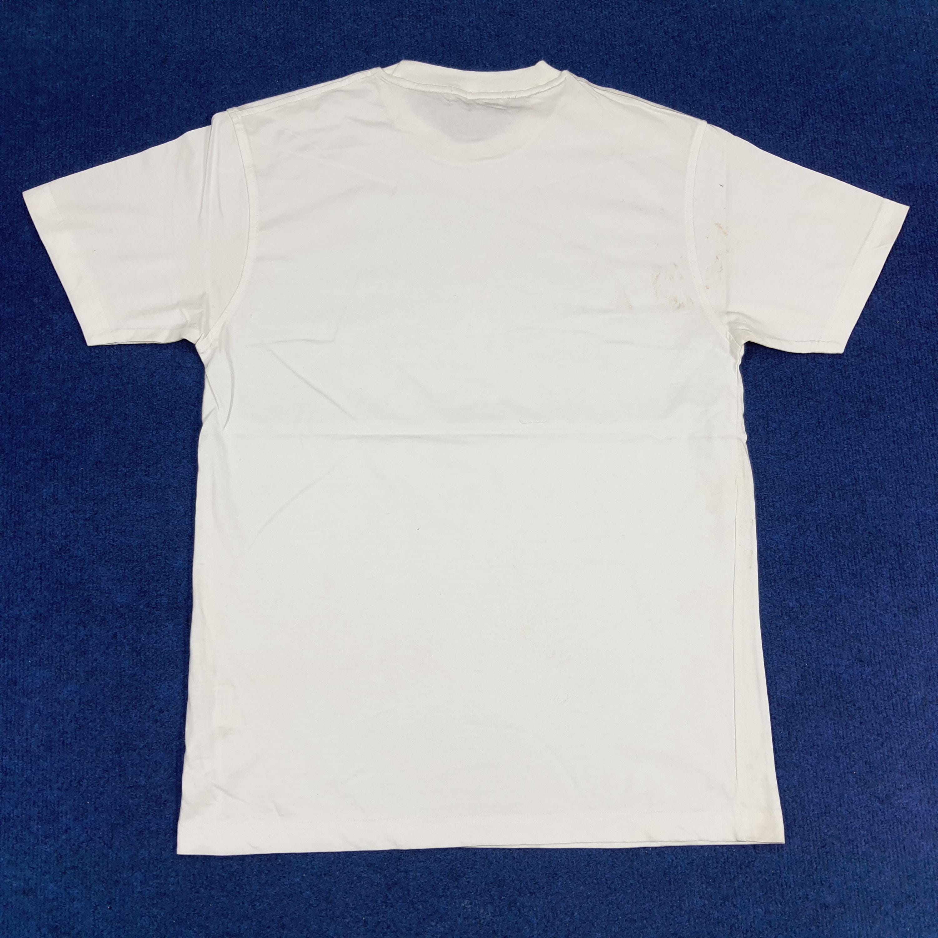 Vintage Yves Saint Laurent YSL Center Logo Designer Tshirt