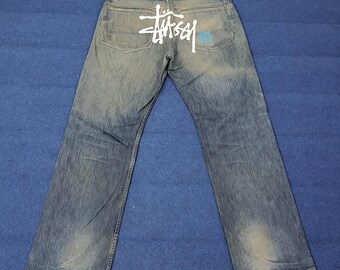 00s old stussy×rough and rugged denim36 00s OLD STUSSY rough and