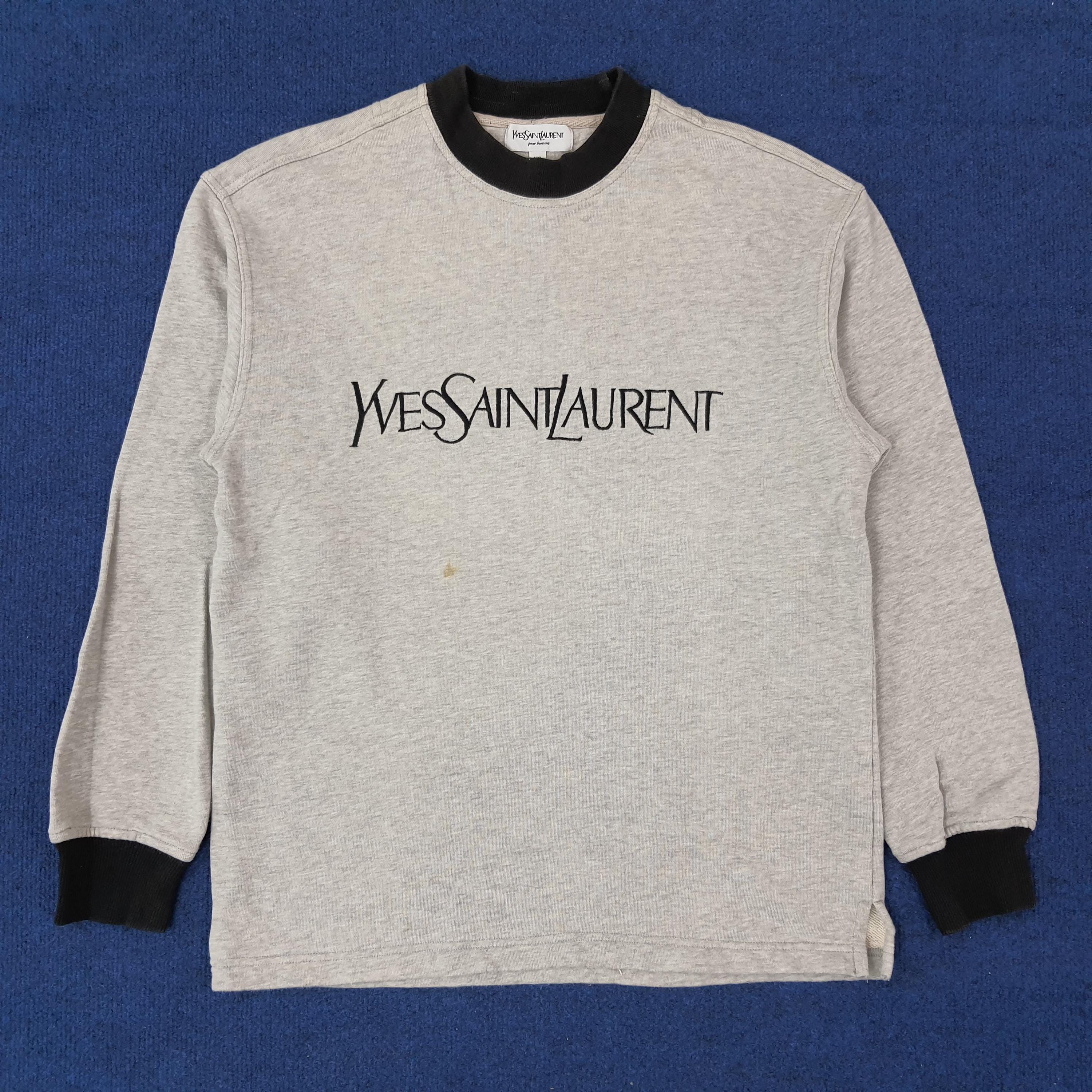 Vintage Ysl Sweatshirt - Etsy