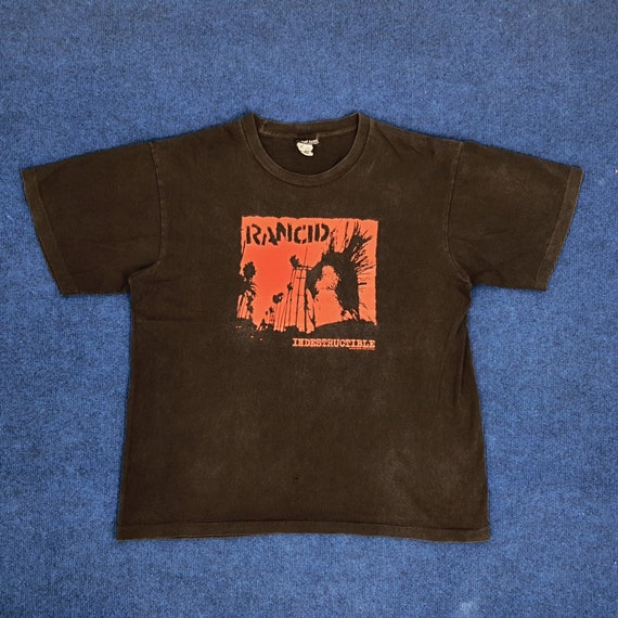 Vintage RANCID Indestructible American Punk Band T-shirt - Etsy