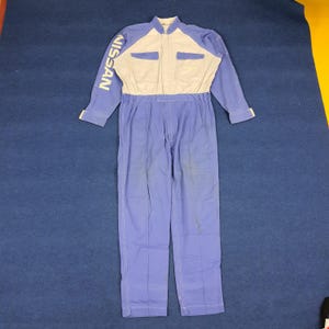 Vintage Nissan Japanese Motorsports Racing Workwear Coverall