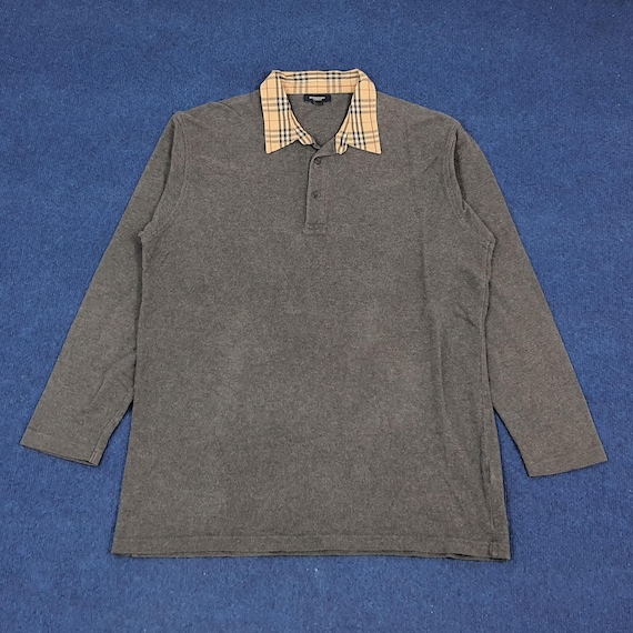 Vintage Burberry London Nova Check Designer Polo Shirt - Etsy