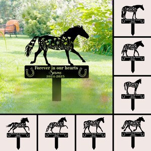 Aangepast herdenkingsbord paard, gepersonaliseerde herdenkingsplaat paard, tuindecor paard gedenkteken, metalen tuinbord paardenliefhebbers, cadeau paard verlies, cadeau paard