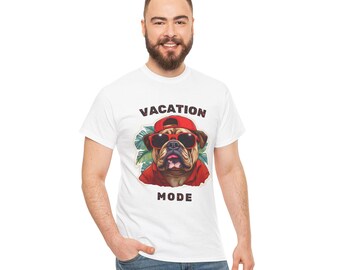 Vacation mode bulldog.