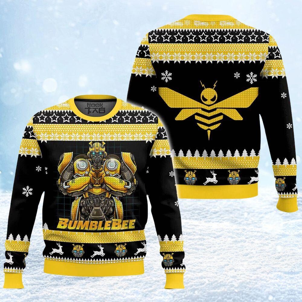 Bumblebee Transformers Christmas Ugly Sweater Transformers Autobots Shirt Disney Holiday Sweater Winter Ugly Sweater Holiday Gift Etsy