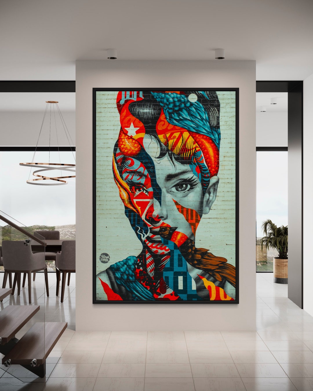Street Graffiti Wall Art Abstract Canvas Prints Pop Art Girls ...