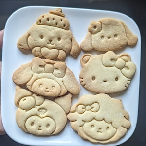 Cute cookie cutters All 6