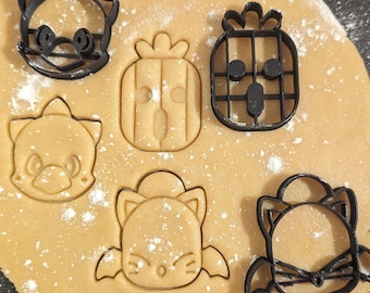 Final fantasy chibi cookie cutters