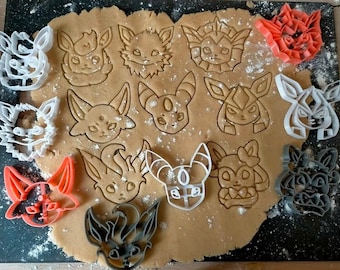 Eevee's evolutions cookie cutter