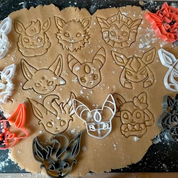 Eevee's evolutions cookie cutter