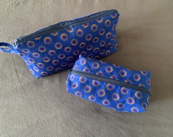 African Pattern Toiletry Bags, Makeup Bags, and Pencil Cases